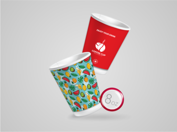 1000 Paper Cup 8oz (240cc) - Double Wall