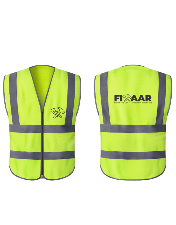 Safety Jackets with Screen Printing (Front & Back)