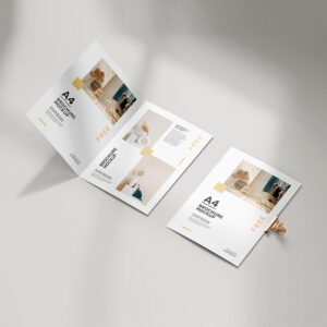 1000 Brochure (A4 to A5 Fold) Glossy paper 170gsm
