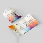 1000 Brochure Real Size (Gate Fold) Woodfree paper 100gsm