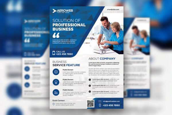 500 Flyers A4 Real Size, 170 GSM Glossy Paper