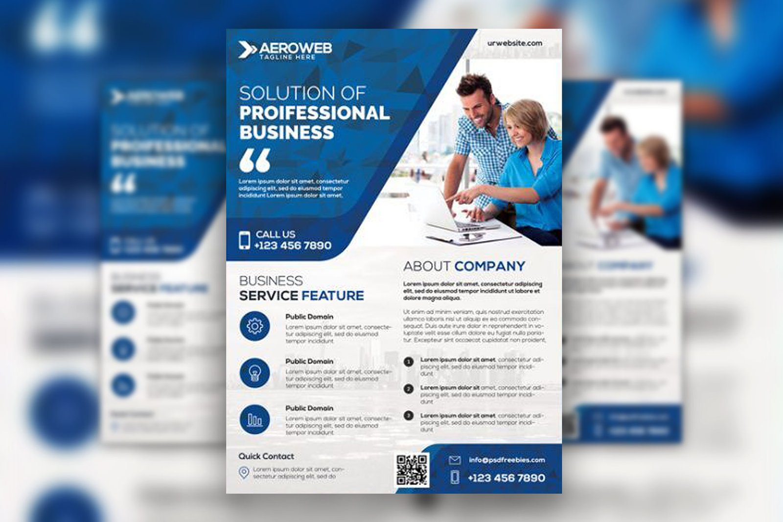 500 Flyers A4 Real Size, 170 GSM Glossy Paper