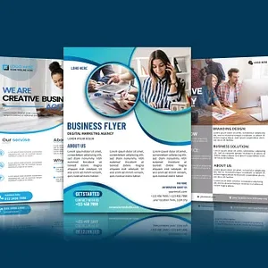 2000 Flyers A6 Real Size, 170 GSM, Glossy Paper