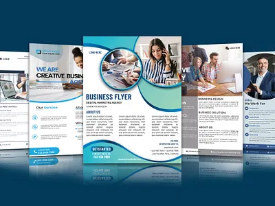 2000 Flyers A6 Real Size, 170 GSM, Glossy Paper