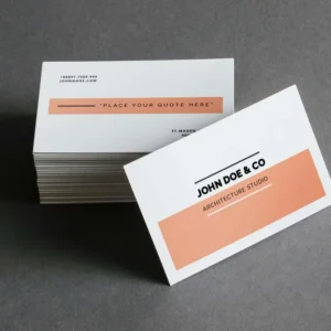 500 Business Cards, ICE Gold Paper 300 gsm, Express Printing