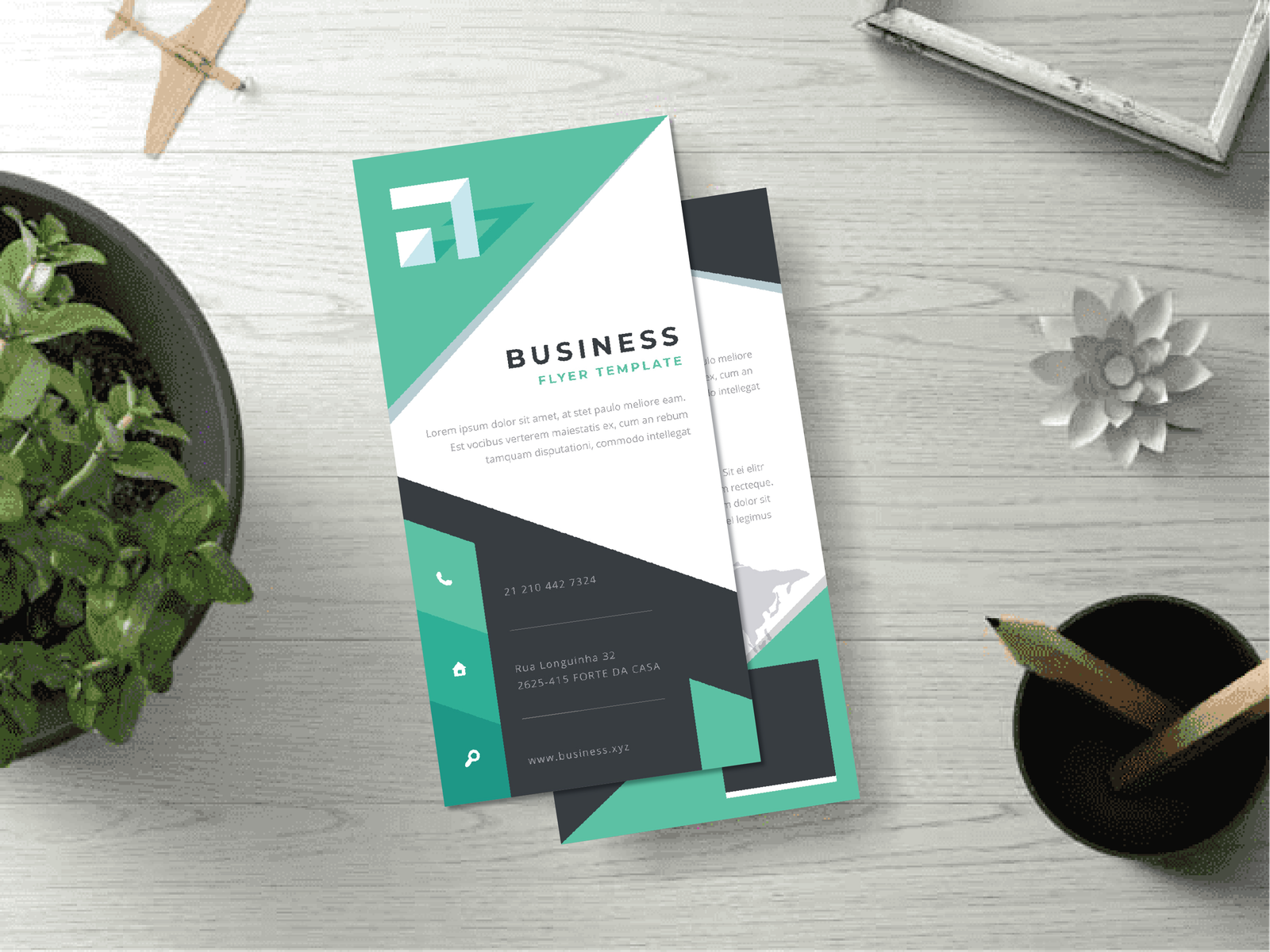 2000 Flyers DL (9.7×20 cm), 200 GSM, Glossy Paper