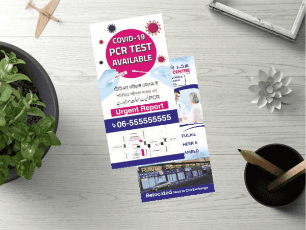 5000 Flyers DL (9.7 × 20 cm), 170 GSM, Glossy Paper