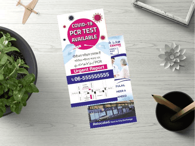 5000 Flyers DL (9.7 × 20 cm), 170 GSM, Glossy Paper