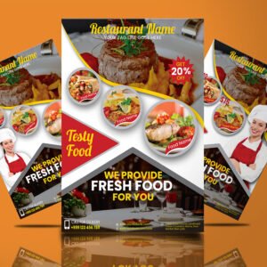 2000 Flyers A4 Real Size, 170 GSM Glossy Paper