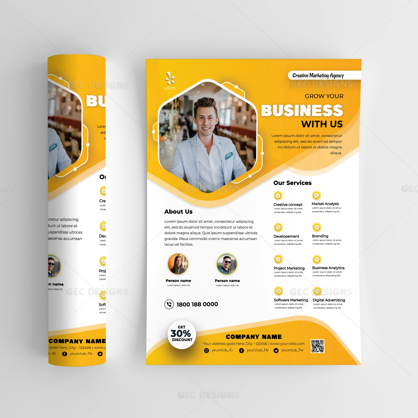 10,000 Flyers A3 Real Size