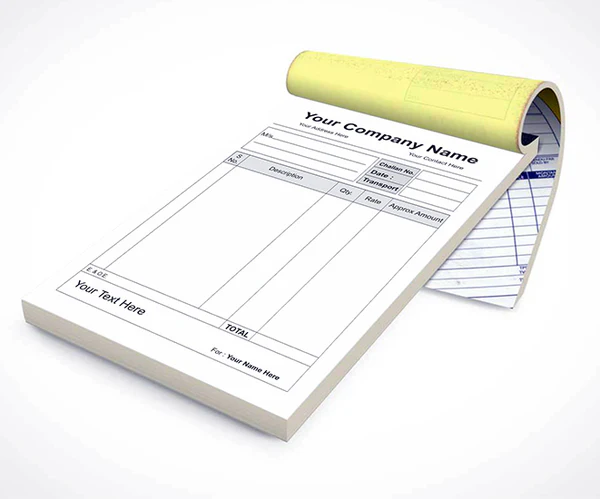 20 NCR – A4 Size, 1 Color Printing, 1+1