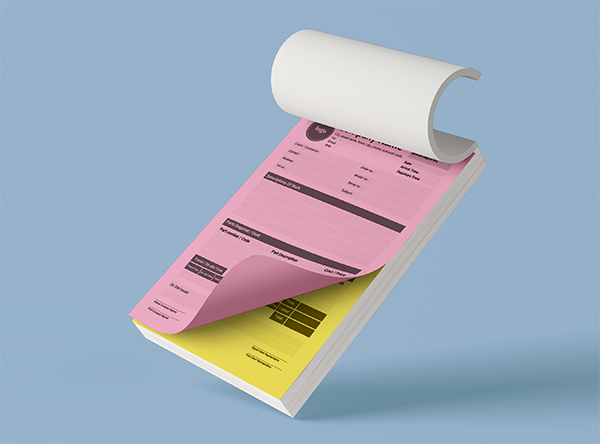 10 NCR – A4 Size, 4-Color Printing, 1+1