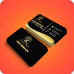 1000 Rounded Corner Gold Foil Spot UV Matt Lamination 400gsm