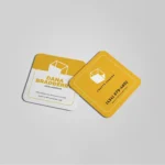 1000 Custom Die Cut Spot UV Matt Lamination 400gsm