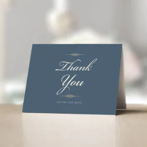 1000 Thank You Cards 350 GSM 2 Side Printing Matt Lamination
