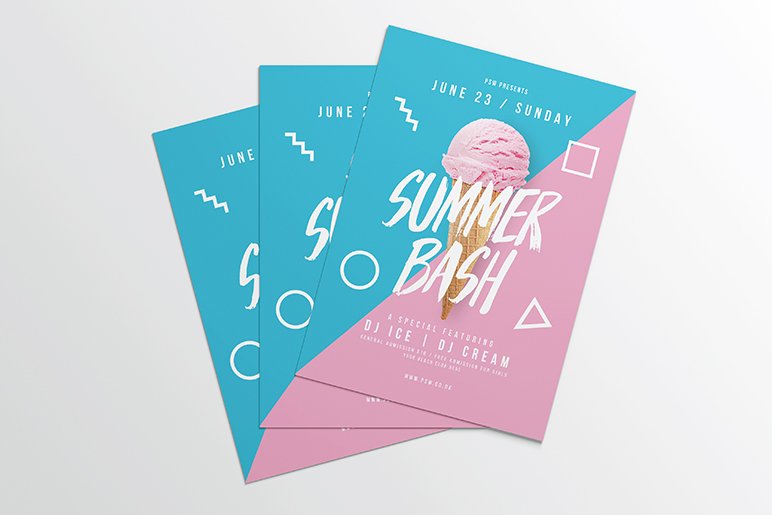 500 Flyers, A3 Real Size, 170 GSM Glossy Paper