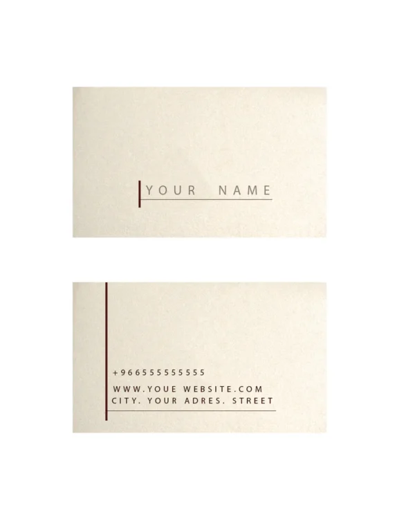 500 Business Cards, ICE Gold Paper 300 gsm, Express Printing