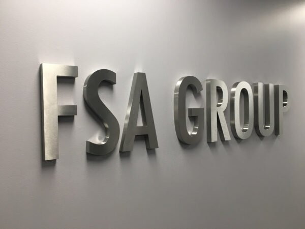 3D Reception Signage